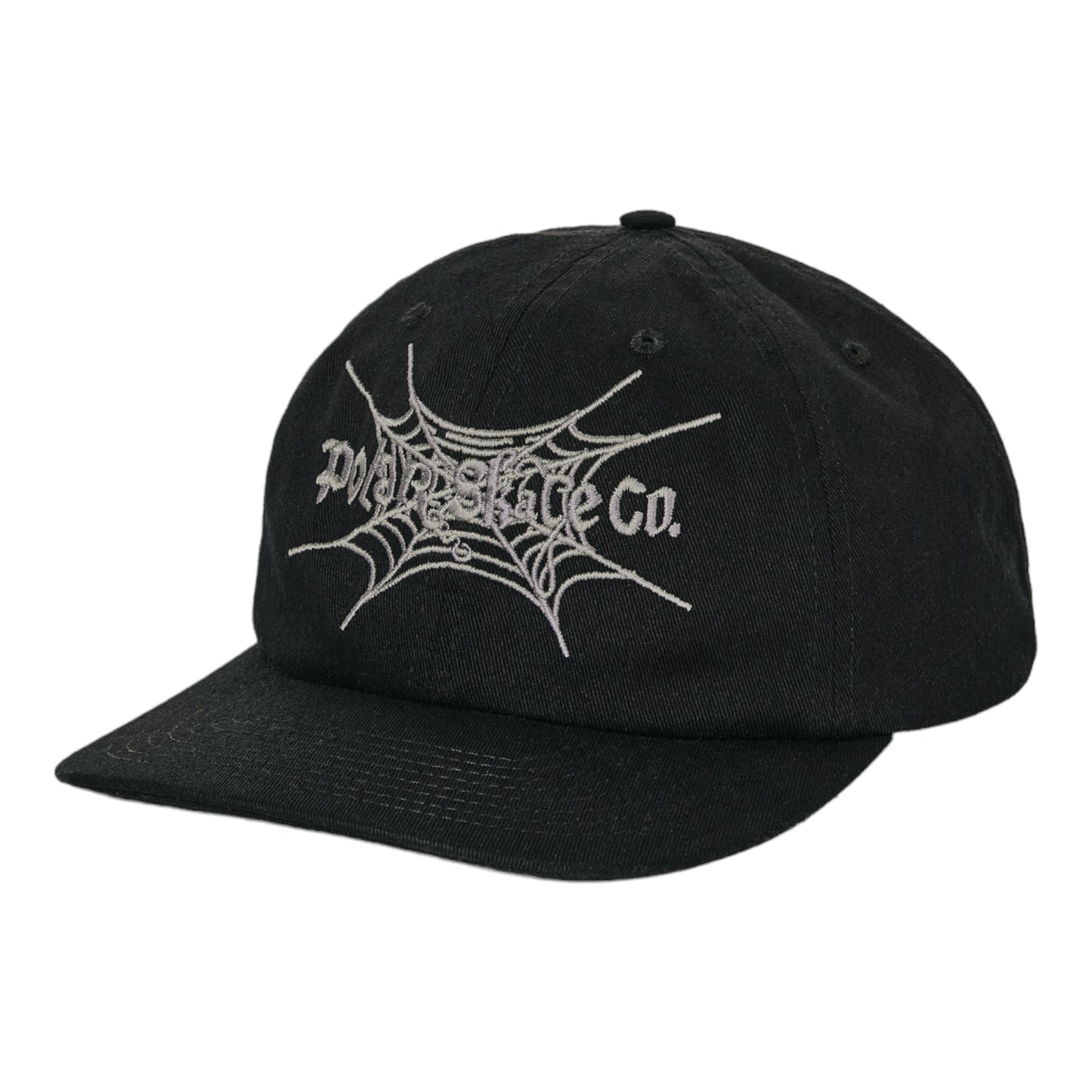 Polar Skate Co Michael Cap Twill - Spiderweb Black