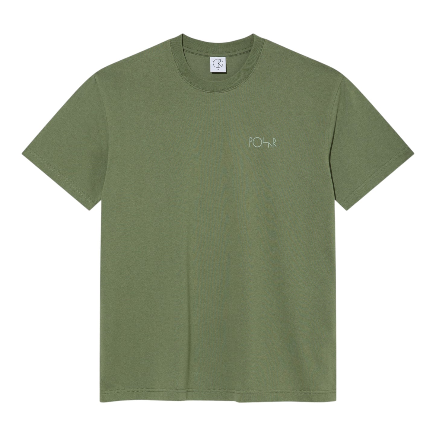 Polar Skate Co - Contrast Stroke Logo Tee - Moss Green