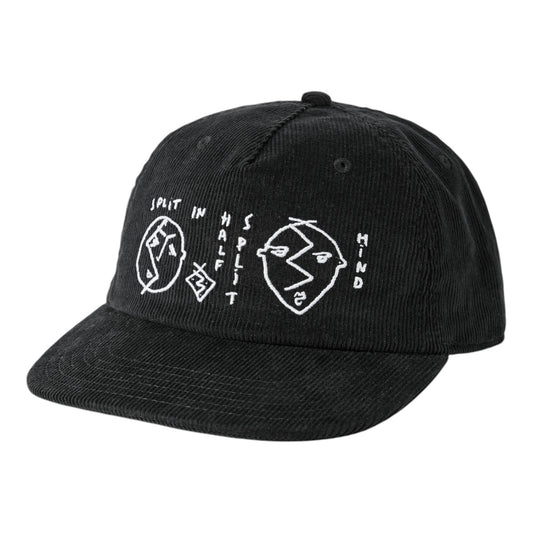 Polar Skate Co James Cap - Split In Half - Black