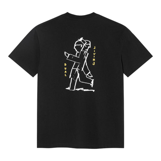 Polar Skate Co - Dual Living Tee - Black