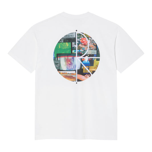 Polar Skate Co - Ourselves Collage Fill Logo Tee - White