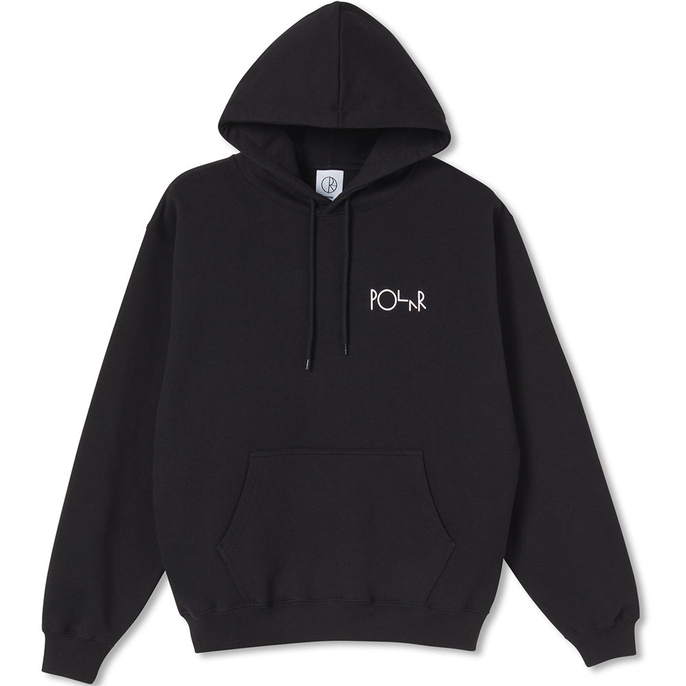 Polar Skate Co - Stroke Logo Hood - Black