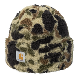 Carhartt WIP Prentis Beanie - Camo Duck Jacquard Green