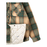 Stan Ray Quilted Plaid Overshirt - Olive Plaid