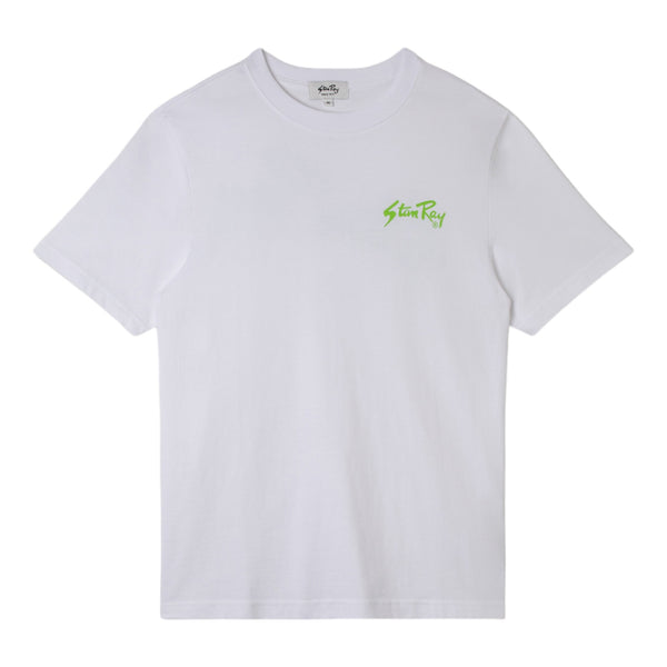 Stan Ray OG T-Shirt - White / Lime Green