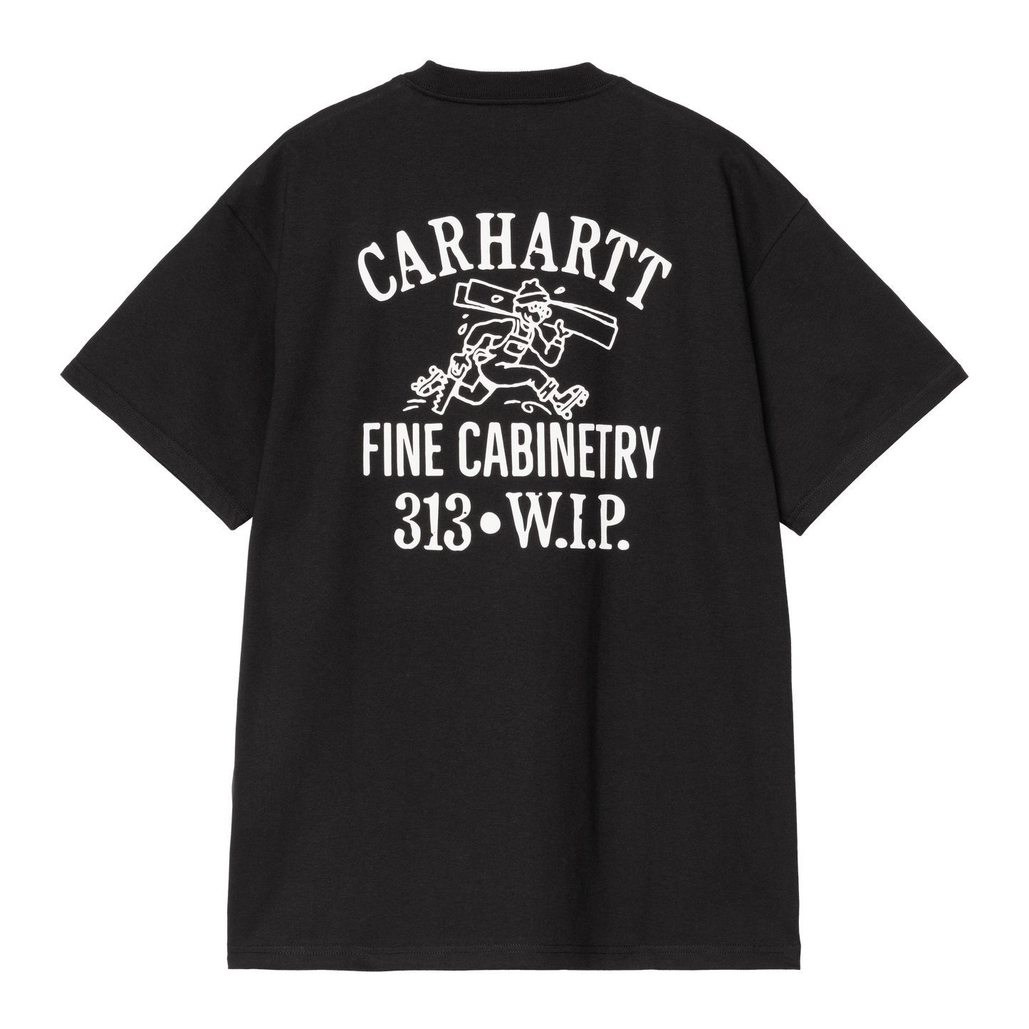 Carhartt WIP S/S Cabinetry T-Shirt - Black / White