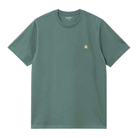 Carhartt WIP S/S Chase T-Shirt - Silver Pine / Gold