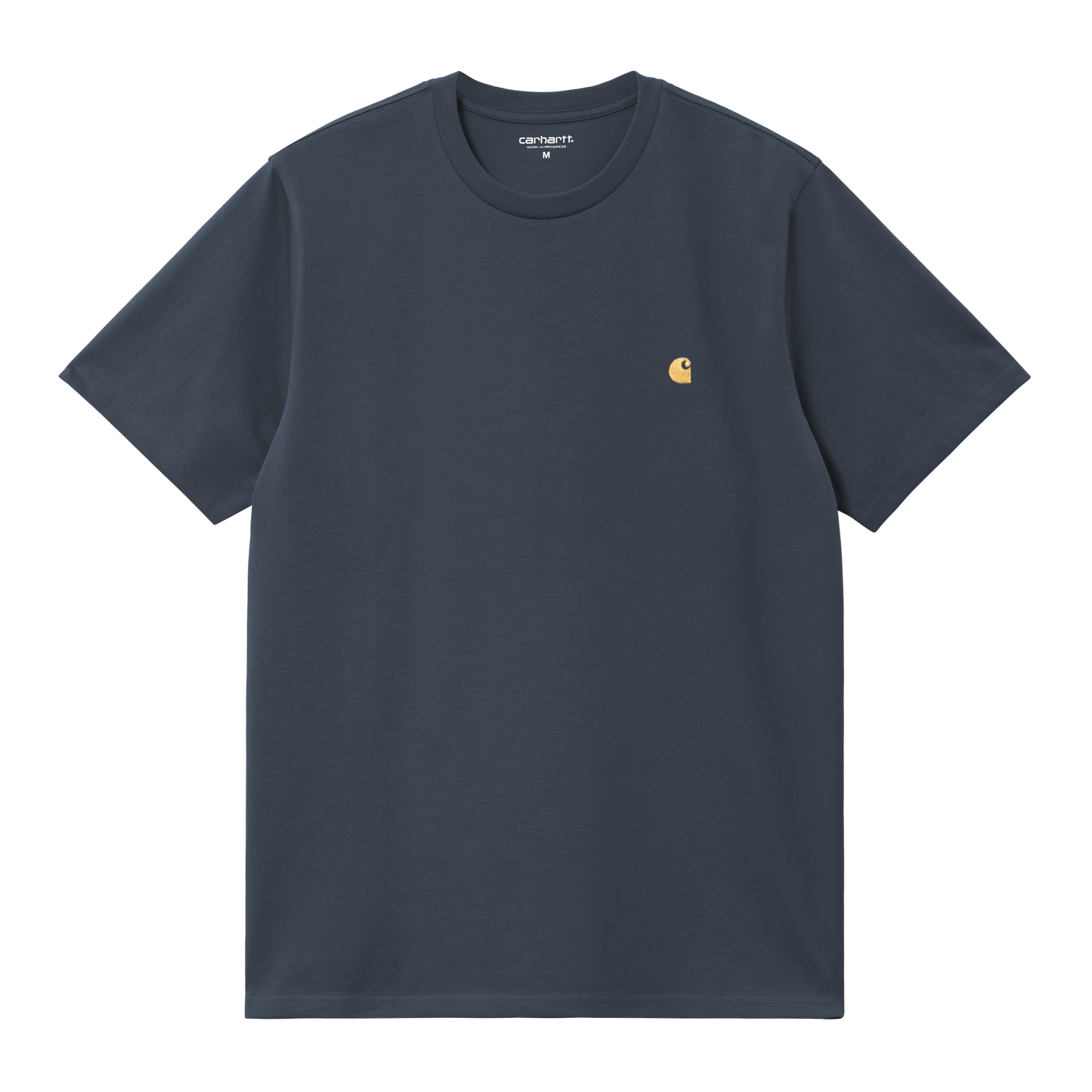 Carhartt WIP S/S Chase T-Shirt - Dusky Blue / Gold