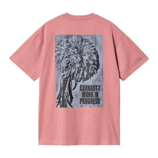 Carhartt WIP S/S Chrysanthemum T-Shirt - Dusty Rose