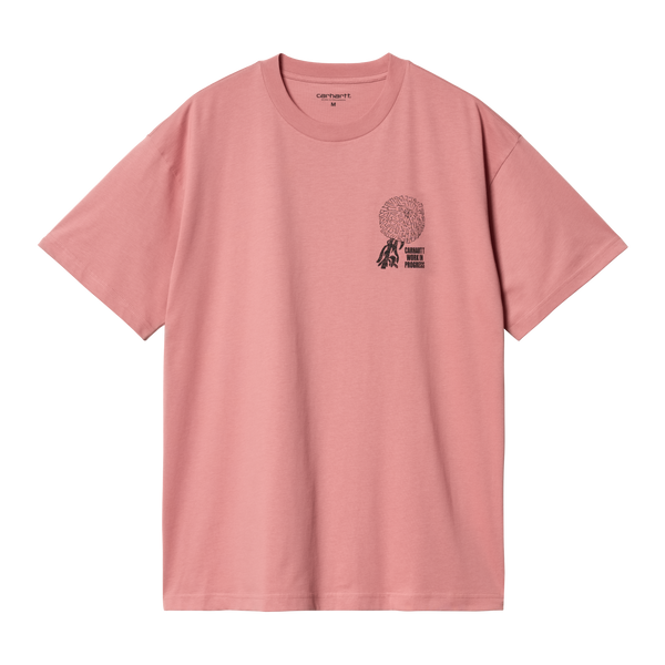 Carhartt WIP S/S Chrysanthemum T-Shirt - Dusty Rose