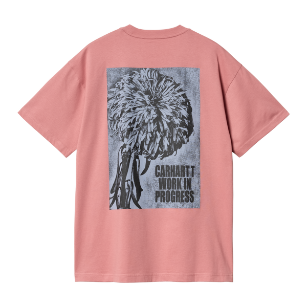 Carhartt WIP S/S Chrysanthemum T-Shirt - Dusty Rose