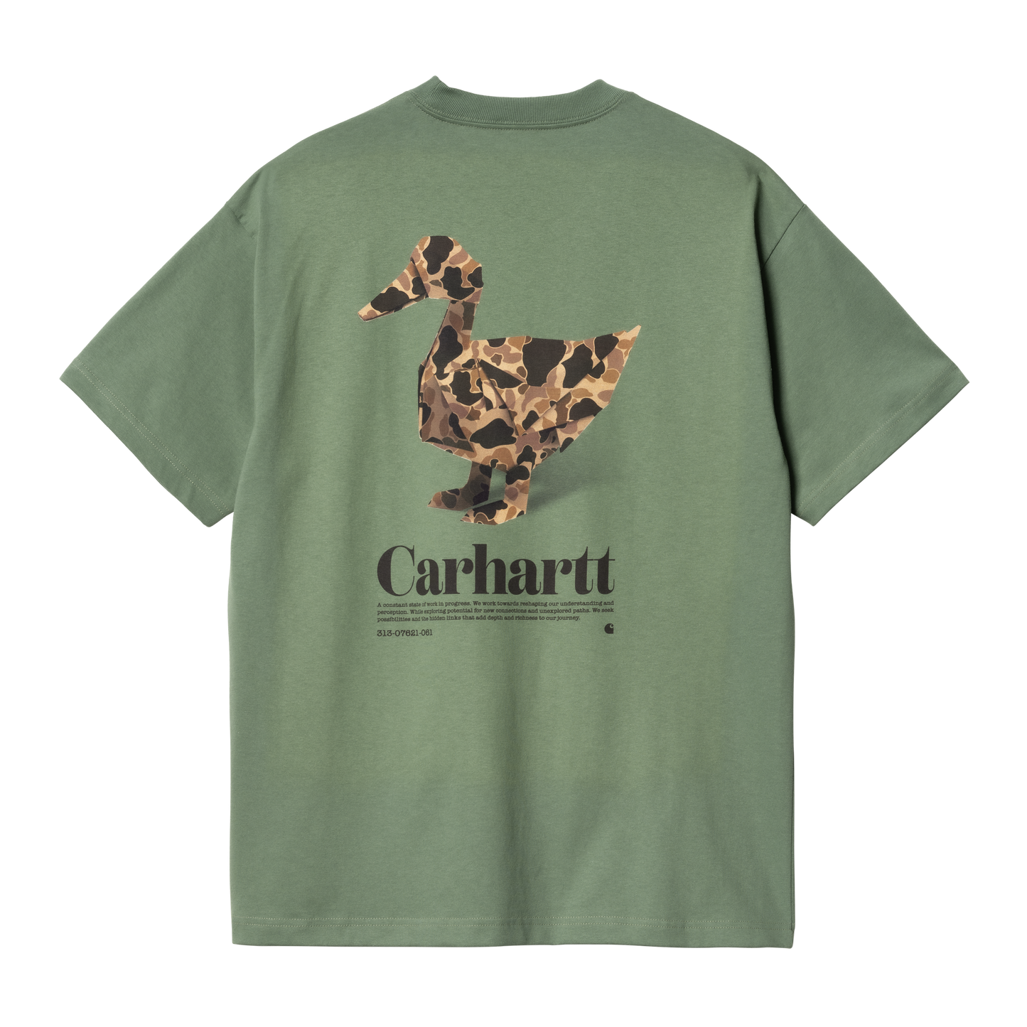 Carhartt WIP S/S Fold Duck T-Shirt - Duck Green