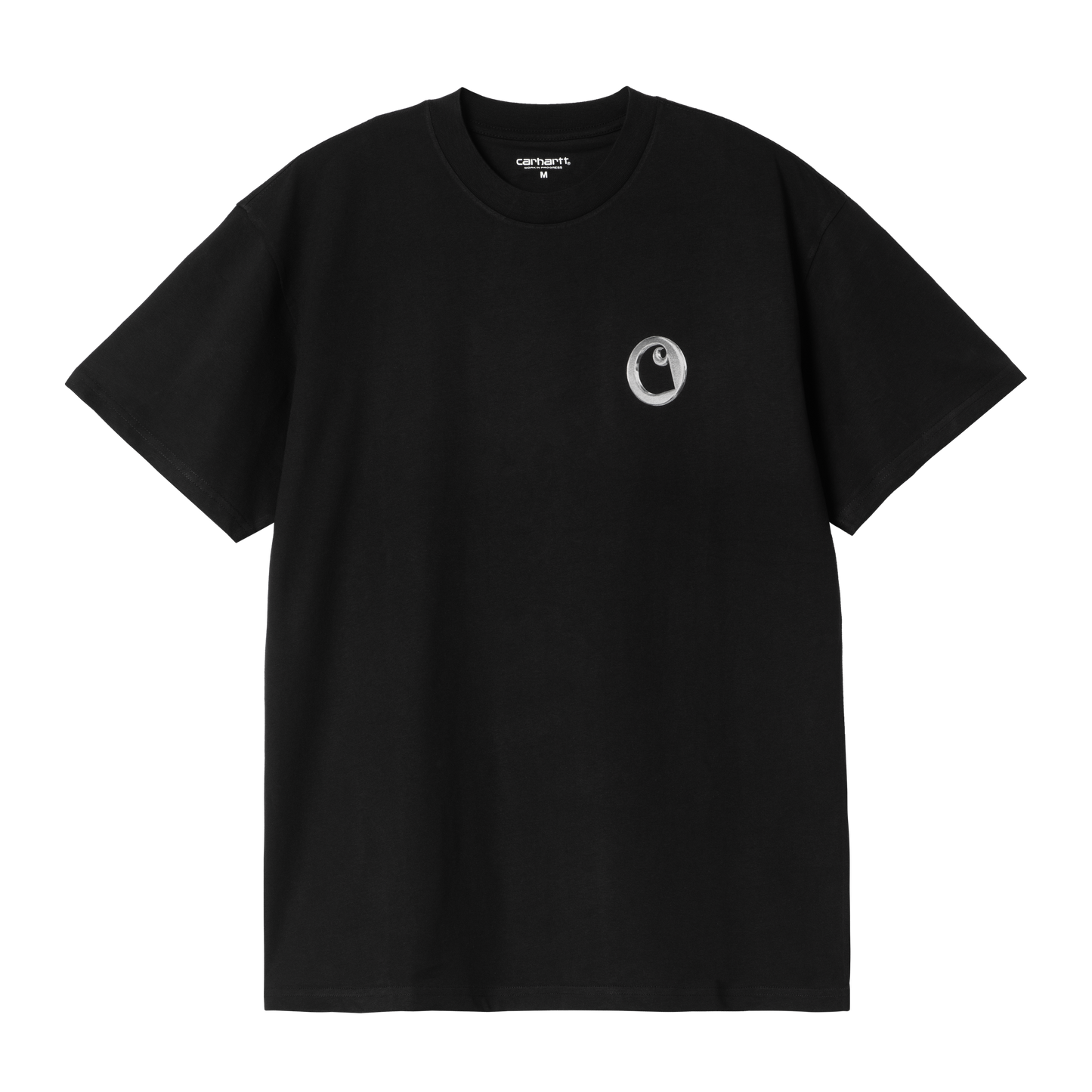 Carhartt WIP S/S Linked Charms T-Shirt - Black / Silver