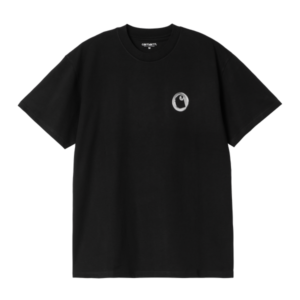 Carhartt WIP S/S Linked Charms T-Shirt - Black / Silver