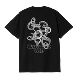 Carhartt WIP S/S Linked Charms T-Shirt - Black / Silver