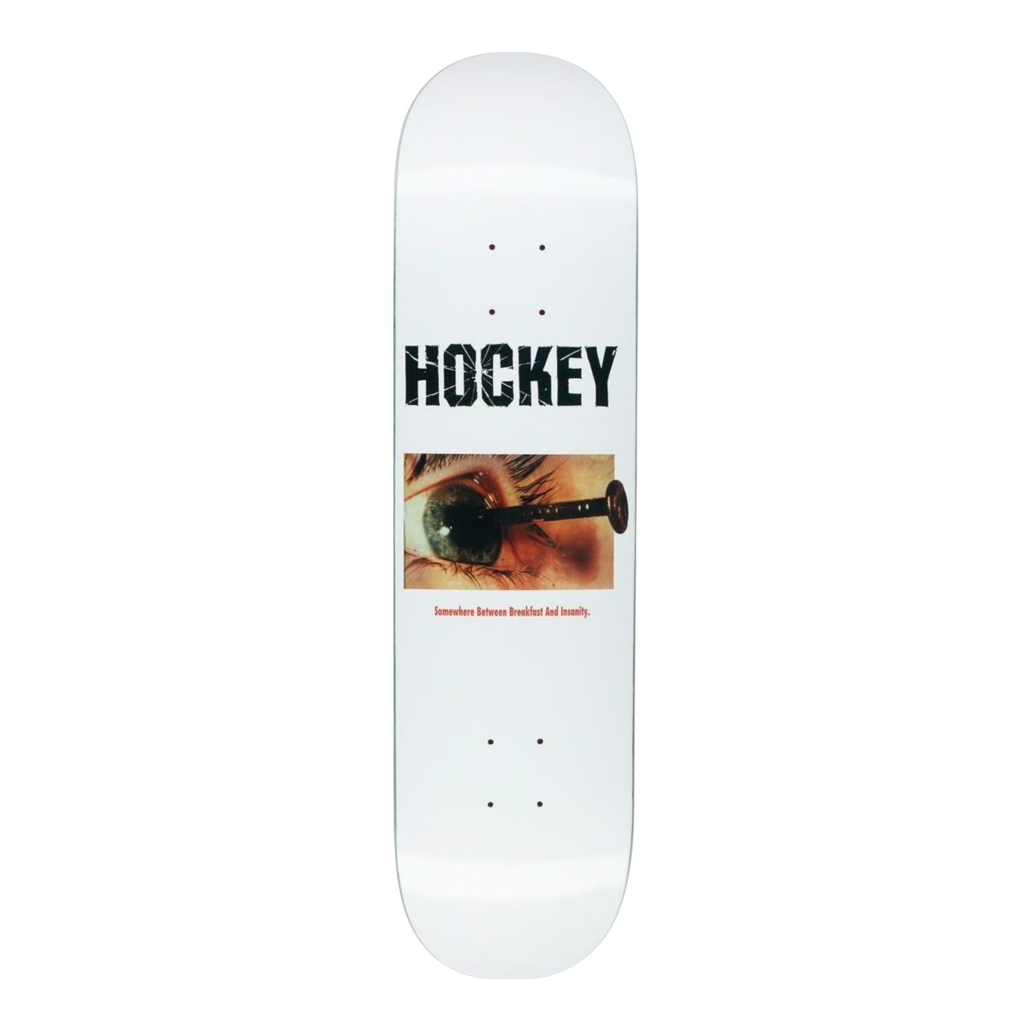 Hockey Breakfast Insanity White 8"