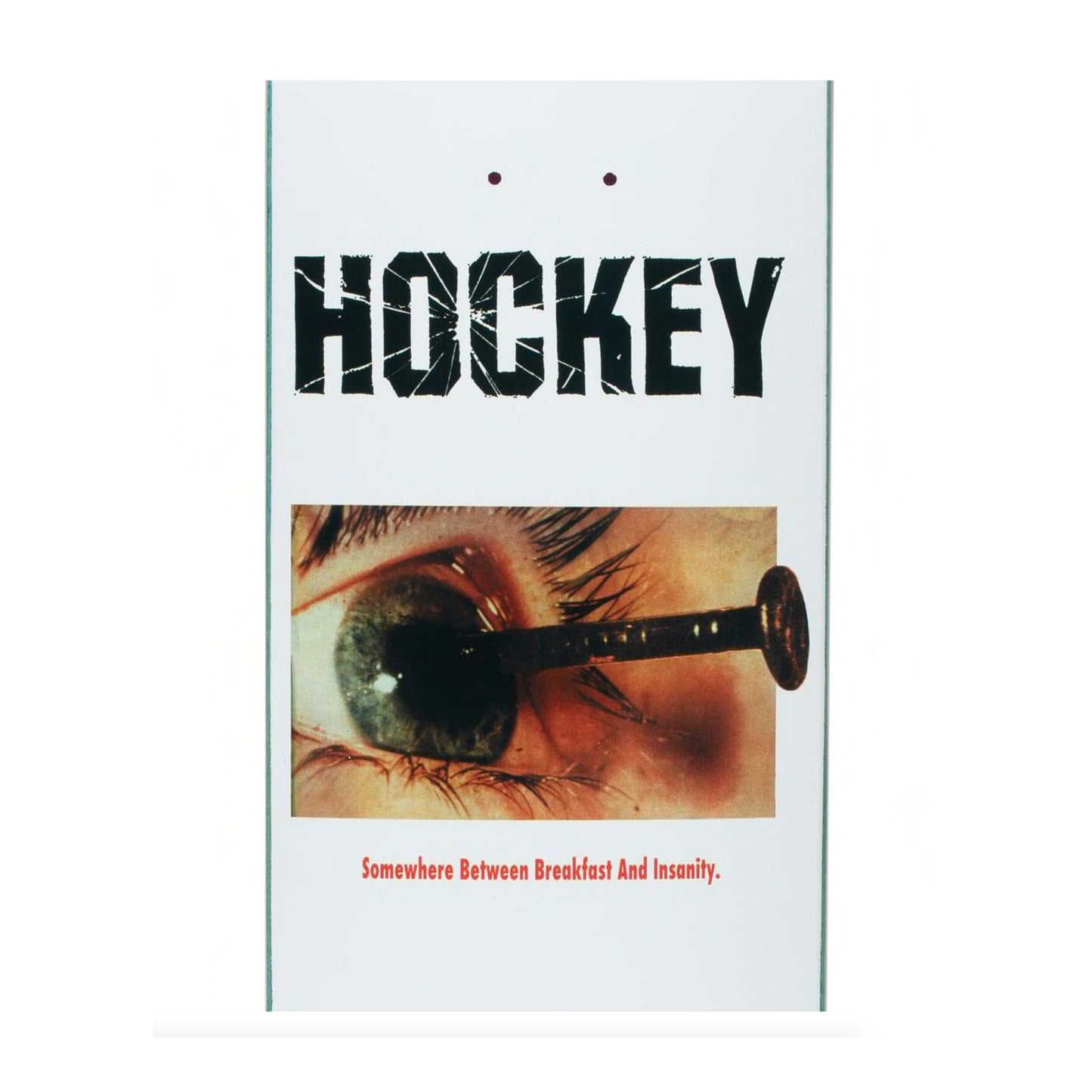 Hockey Breakfast Insanity White 8"