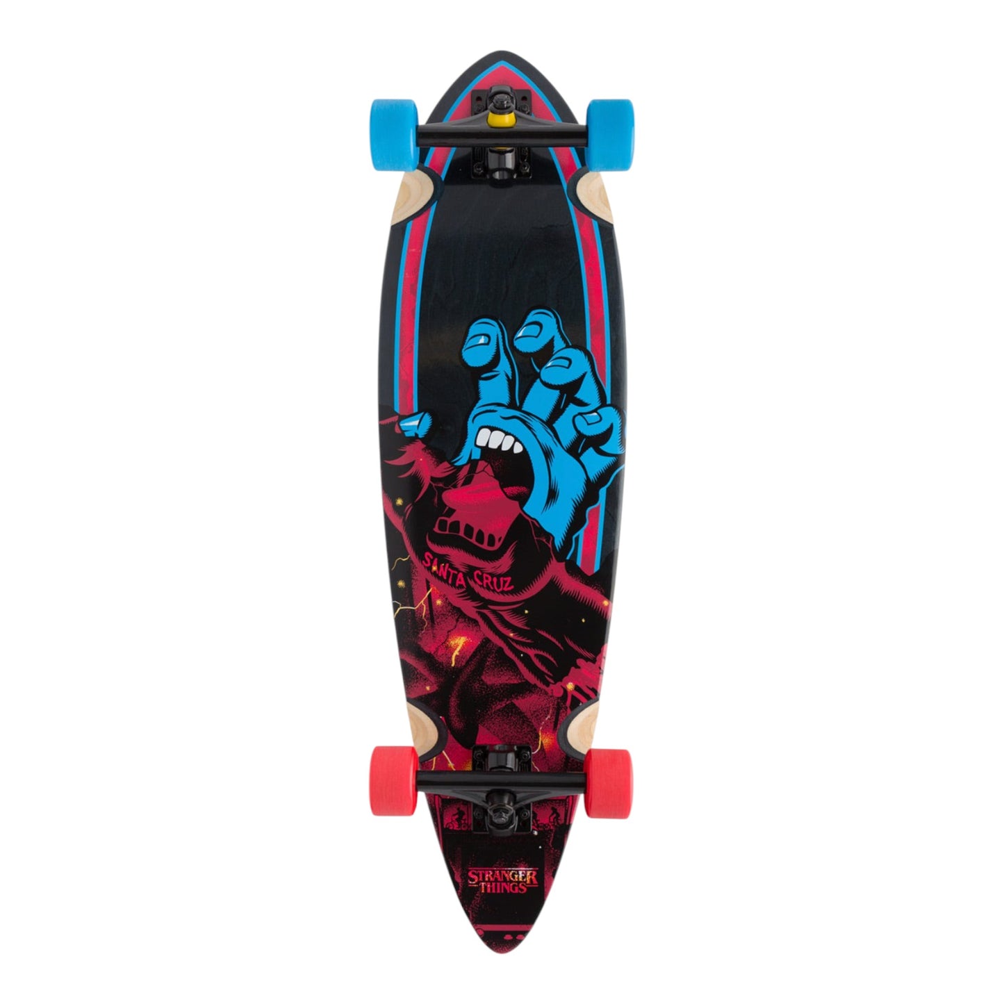 Santa Cruz X Stranger Things Screaming Hand Pintail 9.2" X 33"