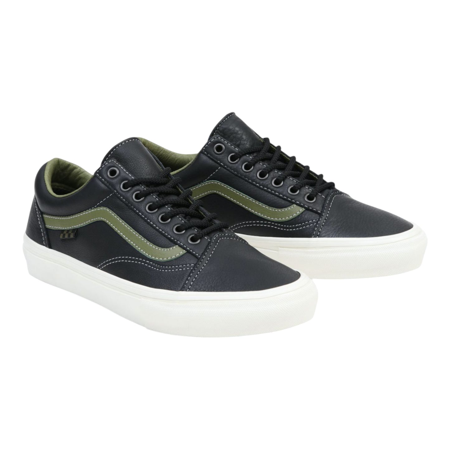 Vans Old Skool - Butter Leather Black/Green