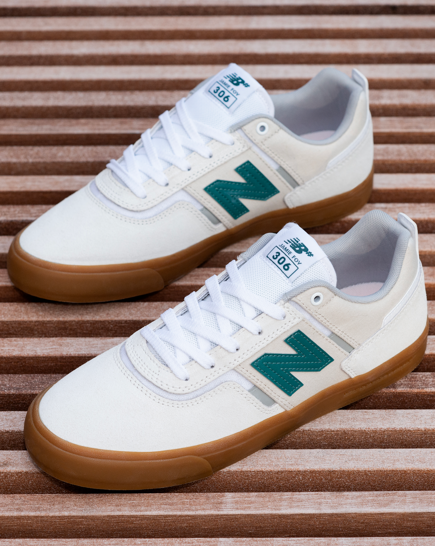 New Balance Numeric Jamie Foy 306 - Sea Salt / Green