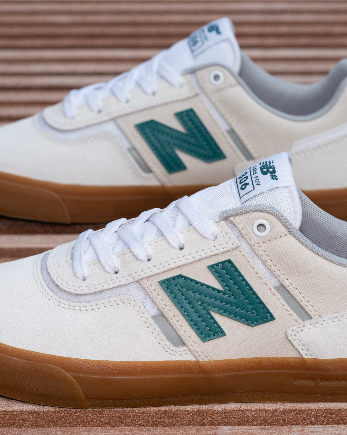 New Balance Numeric Jamie Foy 306 - Sea Salt / Green