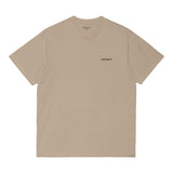 Carhartt WIP S/S Script Embroidery T-Shirt - Wall / Black