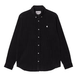 Carhartt WIP L/S Madison Cord Shirt - Black/Wax