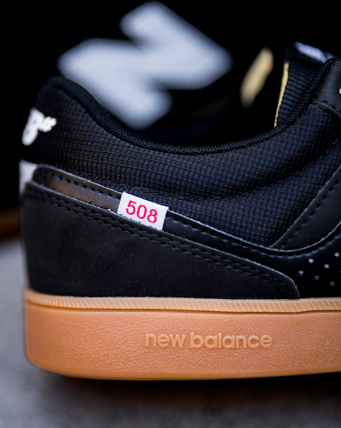 New Balance Numeric 508 Shoes - Black / Gum