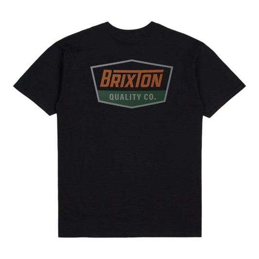 Brixton Regal S/S T-Shirt - Black / Rust