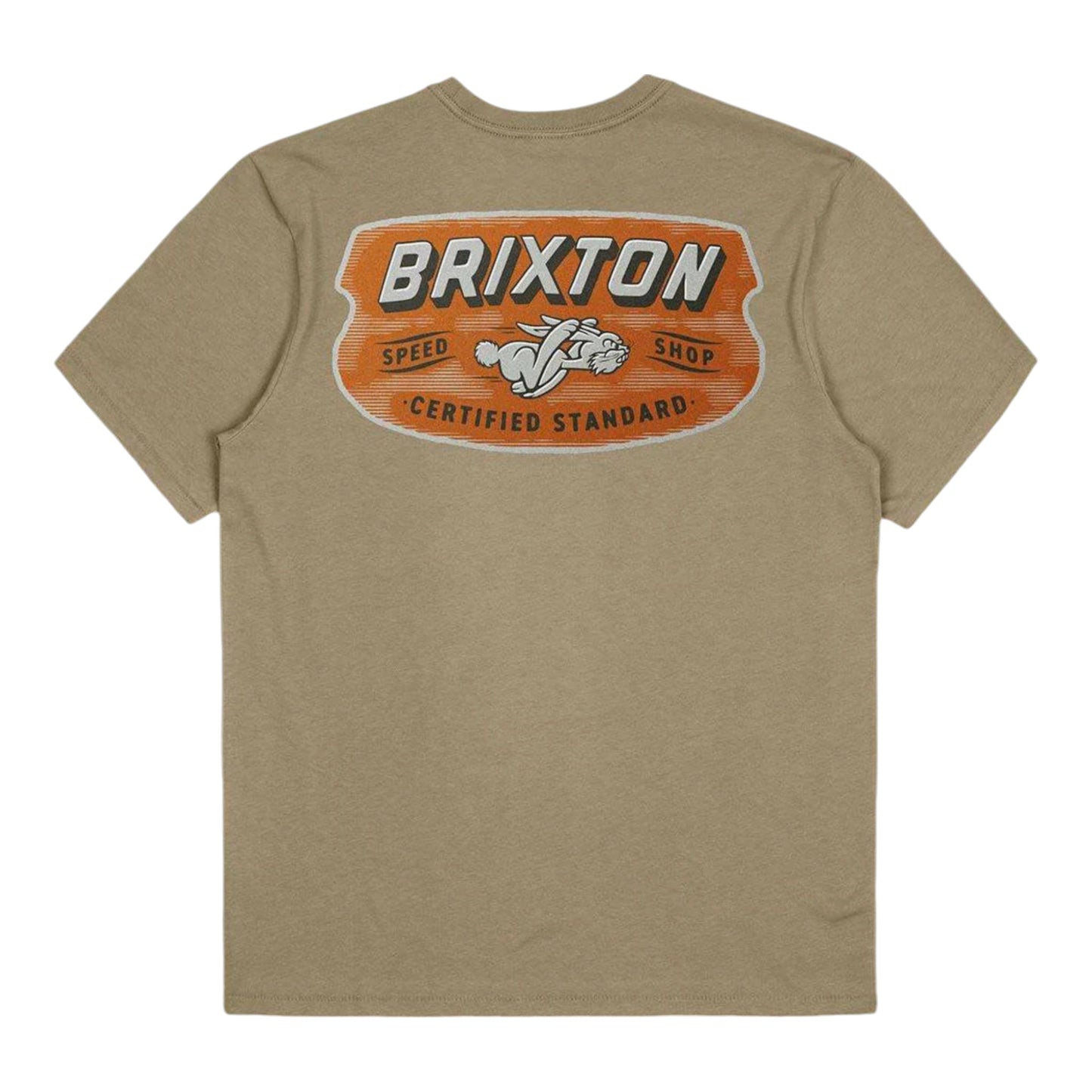 Brixton Clayburn S/S T-Shirt - Oatmeal