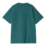 Carhartt WIP S/S Label Script T-Shirt - Malachite