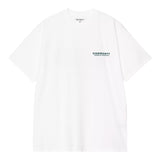 Carhartt WIP S/S Runaway T-Shirt - White / Malachite