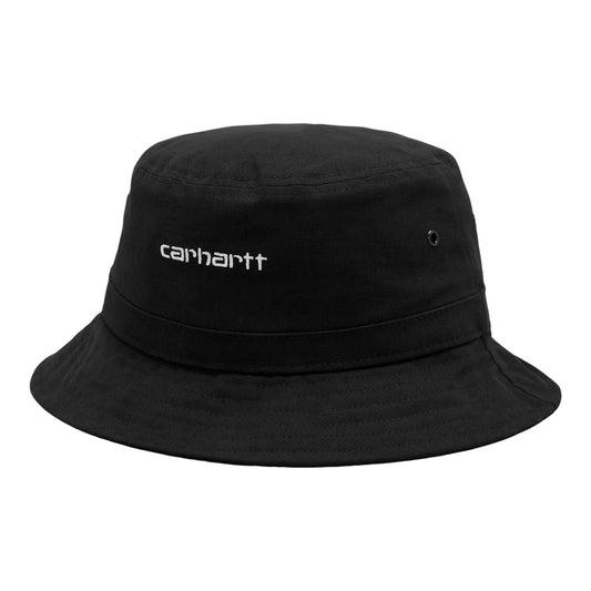 Carhartt WIP Script Bucket Hat - Black / White