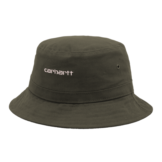 Carhartt WIP Script Bucket Hat - Turtle / Air Pink