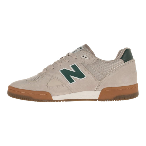 New Balance Numeric 600 Tom Knox Shoes - Timber Wolf / Forest Green