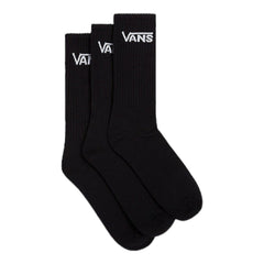 Vans Classic Crew Socks (3 pack) - Black