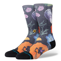 Stance - Lucias Floral Crew - Black