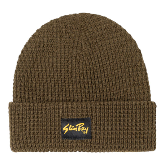 Stan Ray Waffle Beanie - Olive