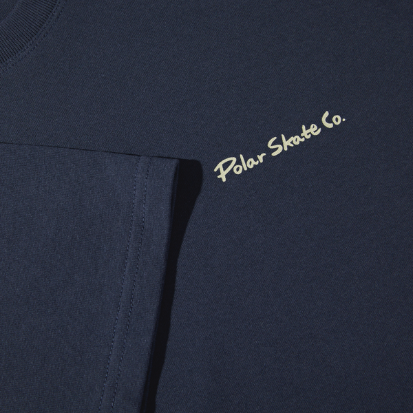 Polar Skate Co - Faces Tee - New Navy