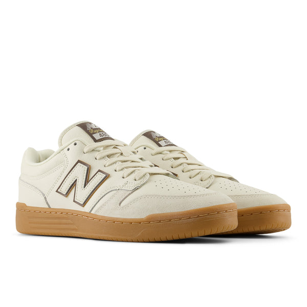 New Balance Numeric 480 DRW Andrew Reynolds Shoes - Sea Salt / Brown