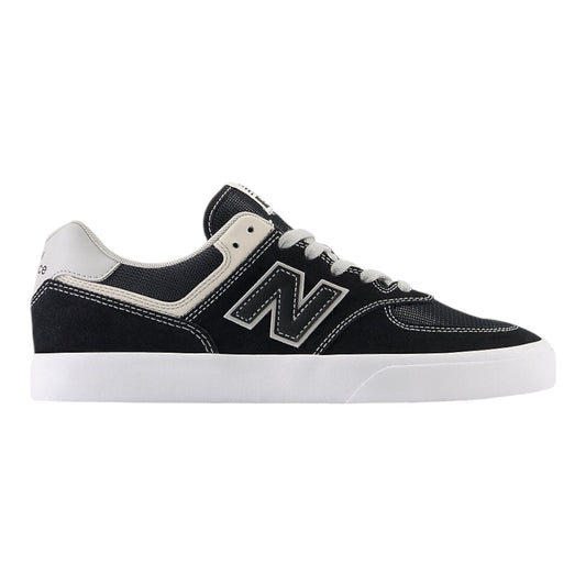 New Balance Numeric 574 Vulc Shoes - Black / Grey