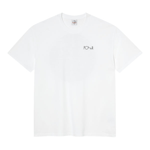 Polar Skate Co - Fill Logo Burnside 2084 Tee - White