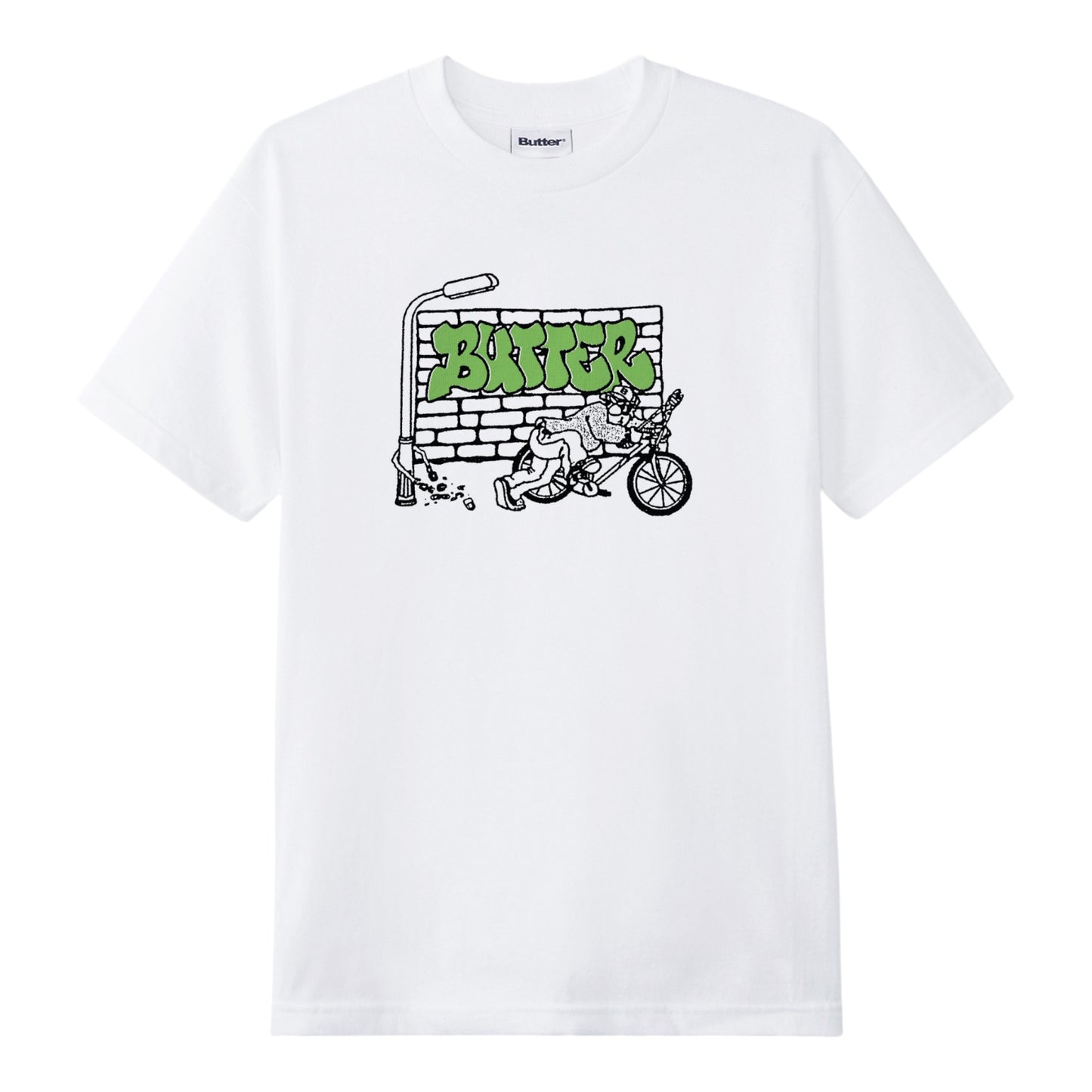 Butter Goods - Bike T-Shirt - White