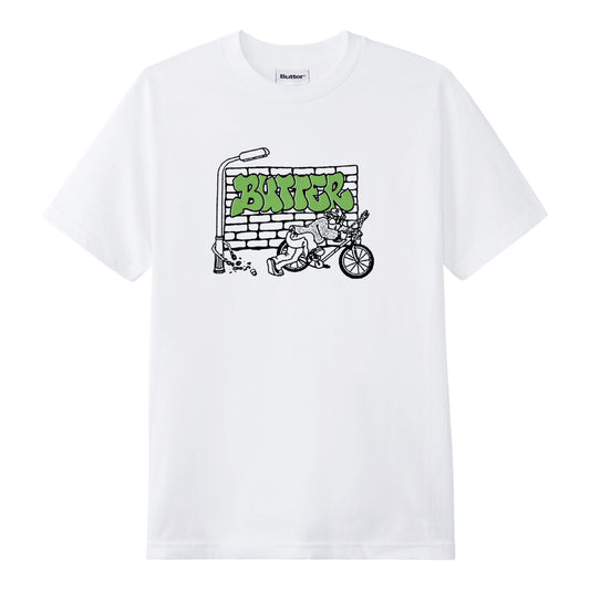 Butter Goods - Bike T-Shirt - White