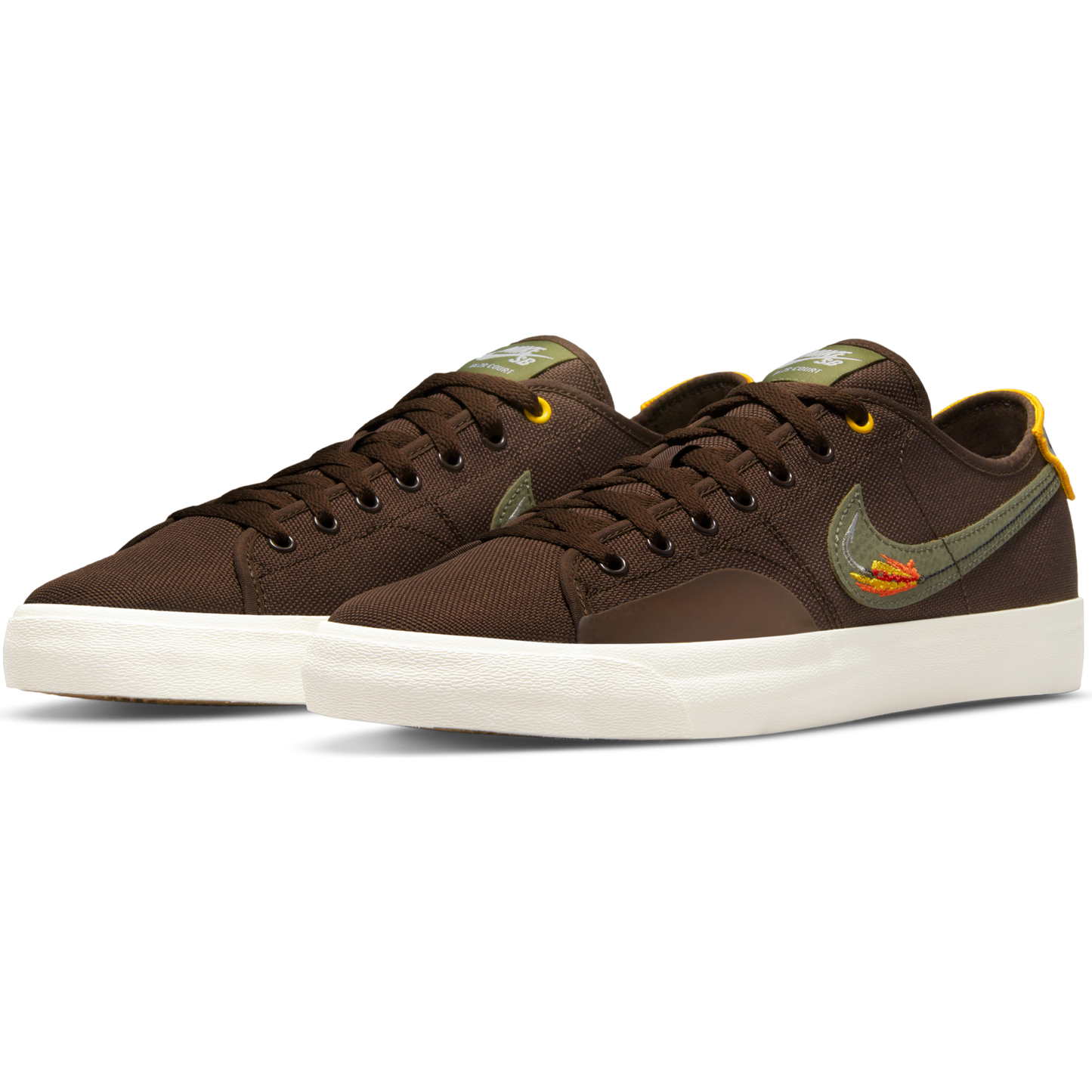 Nike SB Zoom Blazer Court DVDL - Baroque Brown/Light Bone/Dark Sulphur/Medium Olive