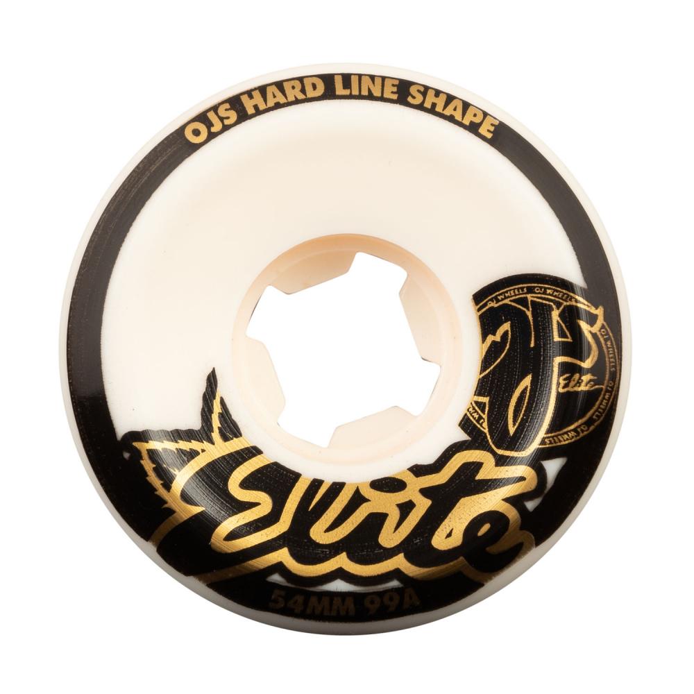 OJ Wheels - Elite Hard line 99a 54mm - White