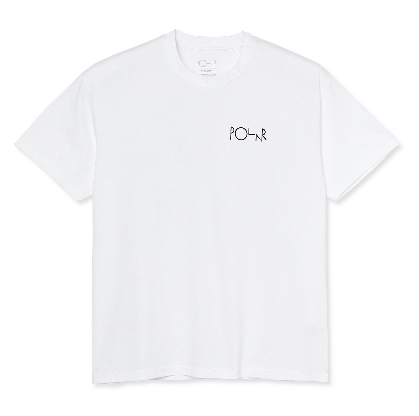 Polar Skate Co - Stroke Logo Tee - White