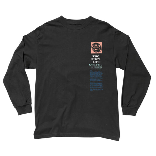 The Quiet Life - Cymatic Sounds Long Sleeve T - Black