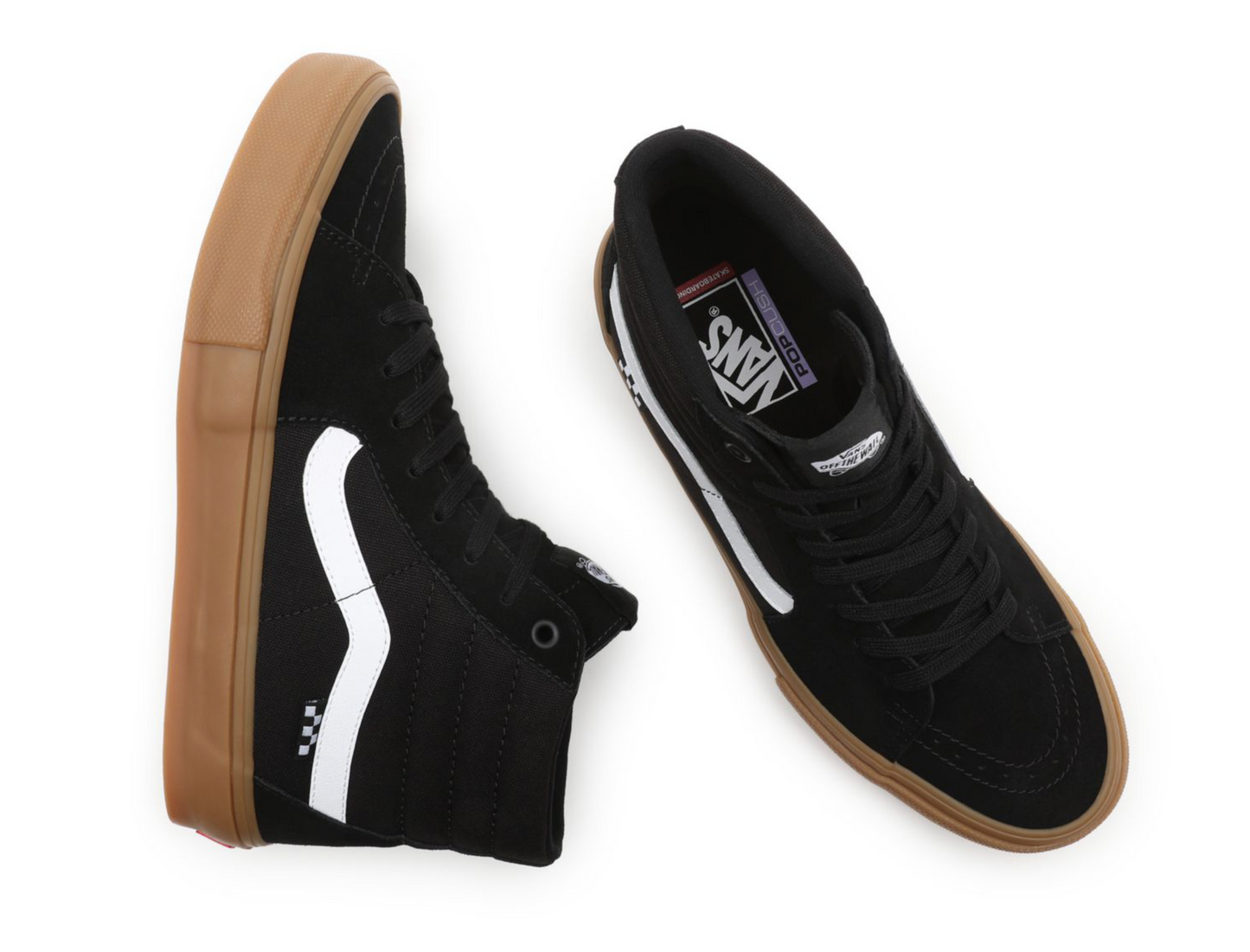 Vans Skate Sk8-Hi  Pro - Black/Gum