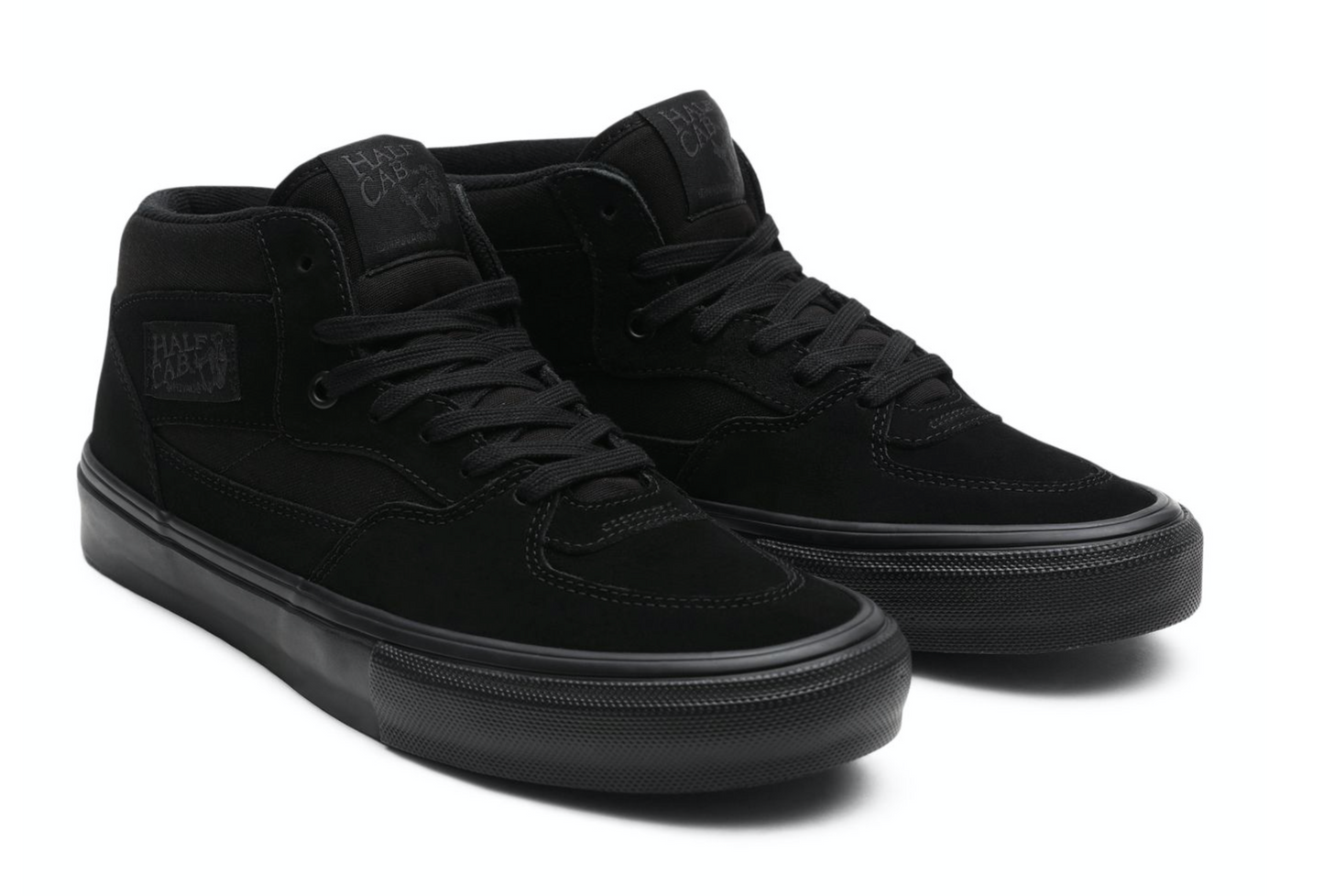 Vans Skate Half Cab Shoes - Black/Black